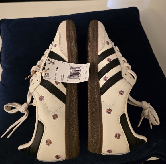 NWT ADIDAS Samba OG Wmns Cloud Light Purple Floral sneaker Size 8.5 - Picture 11 of 11
